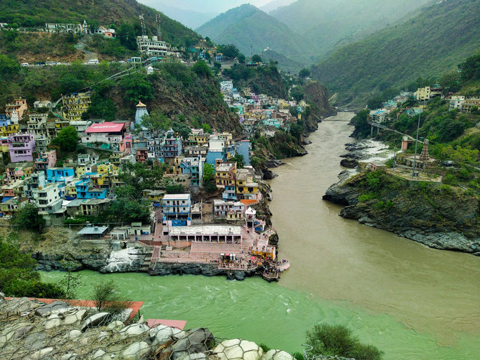 A hill town where two rivers meet in Uttarakhand