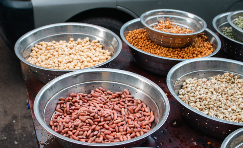 Sorted pulses ready for packing